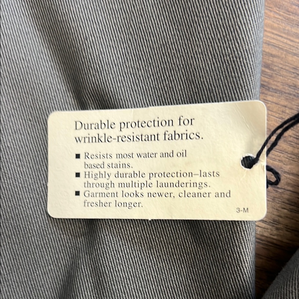 NWT Savane Scotchgard Olive Green Pants Men’s Size 38x34 - Picture 5 of 11
